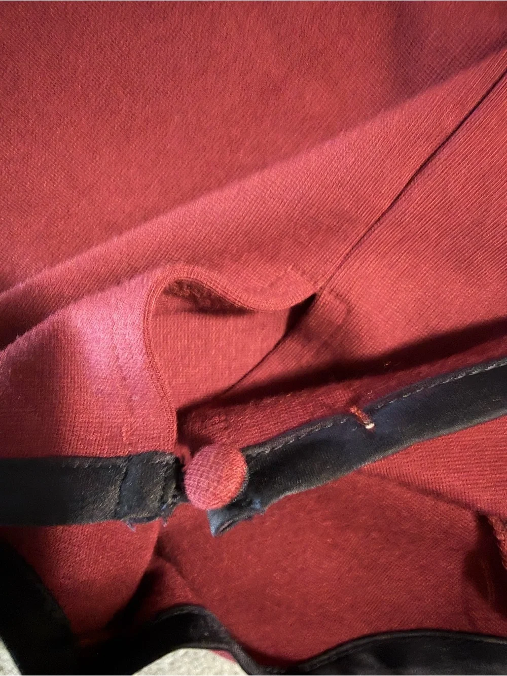 J. Crew Maroon & Navy Sleeveless Knit Top
